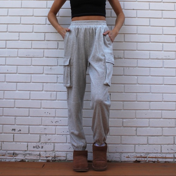 White Fox Boutique Pants - Whitefox Fade Away Sweatpants